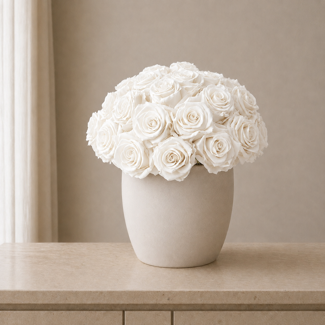 Les Petales en Porcelane White