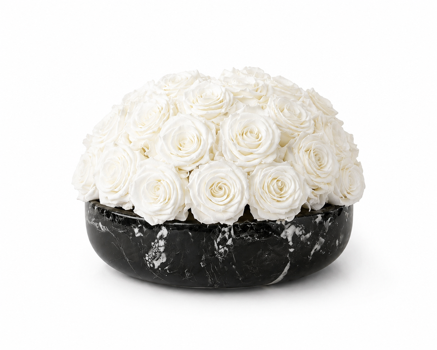 Noir Marble Arrangement White