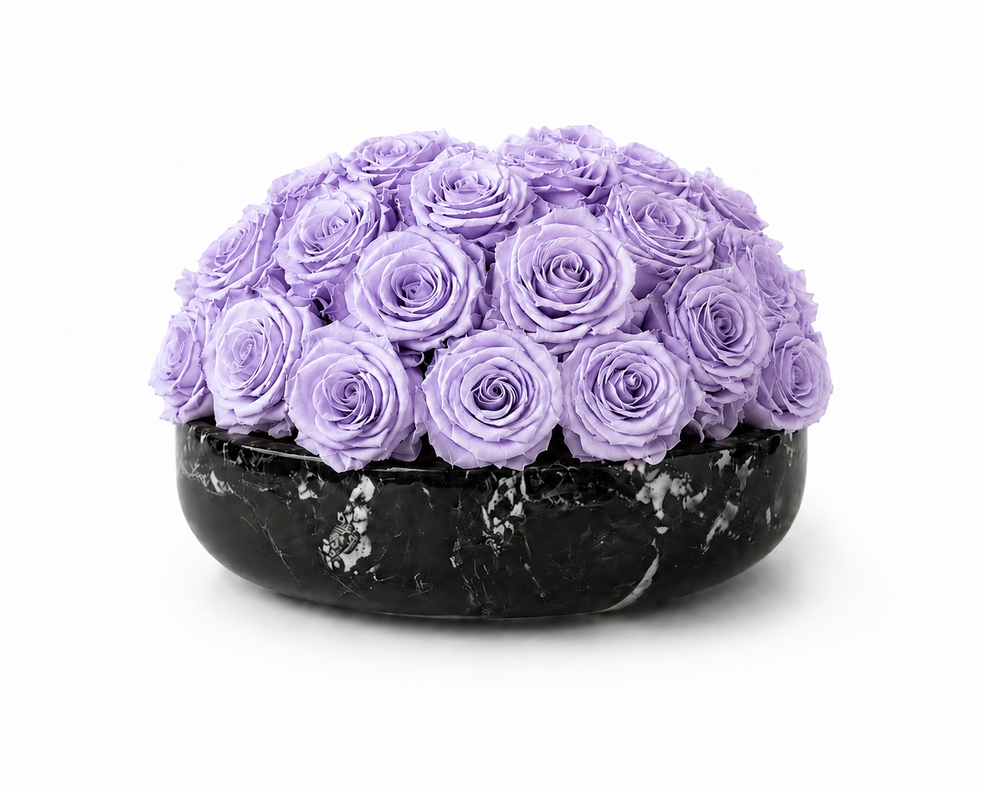 Noir Marble Arrangement Baby Lavander