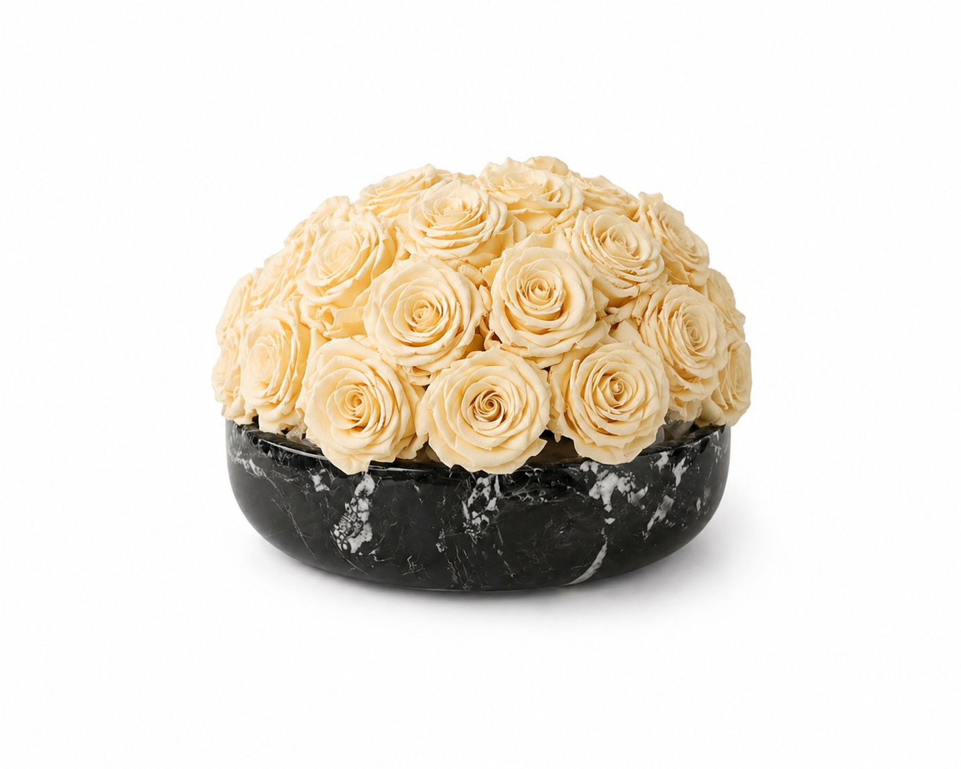 Noir Marble Arrangement Champagne