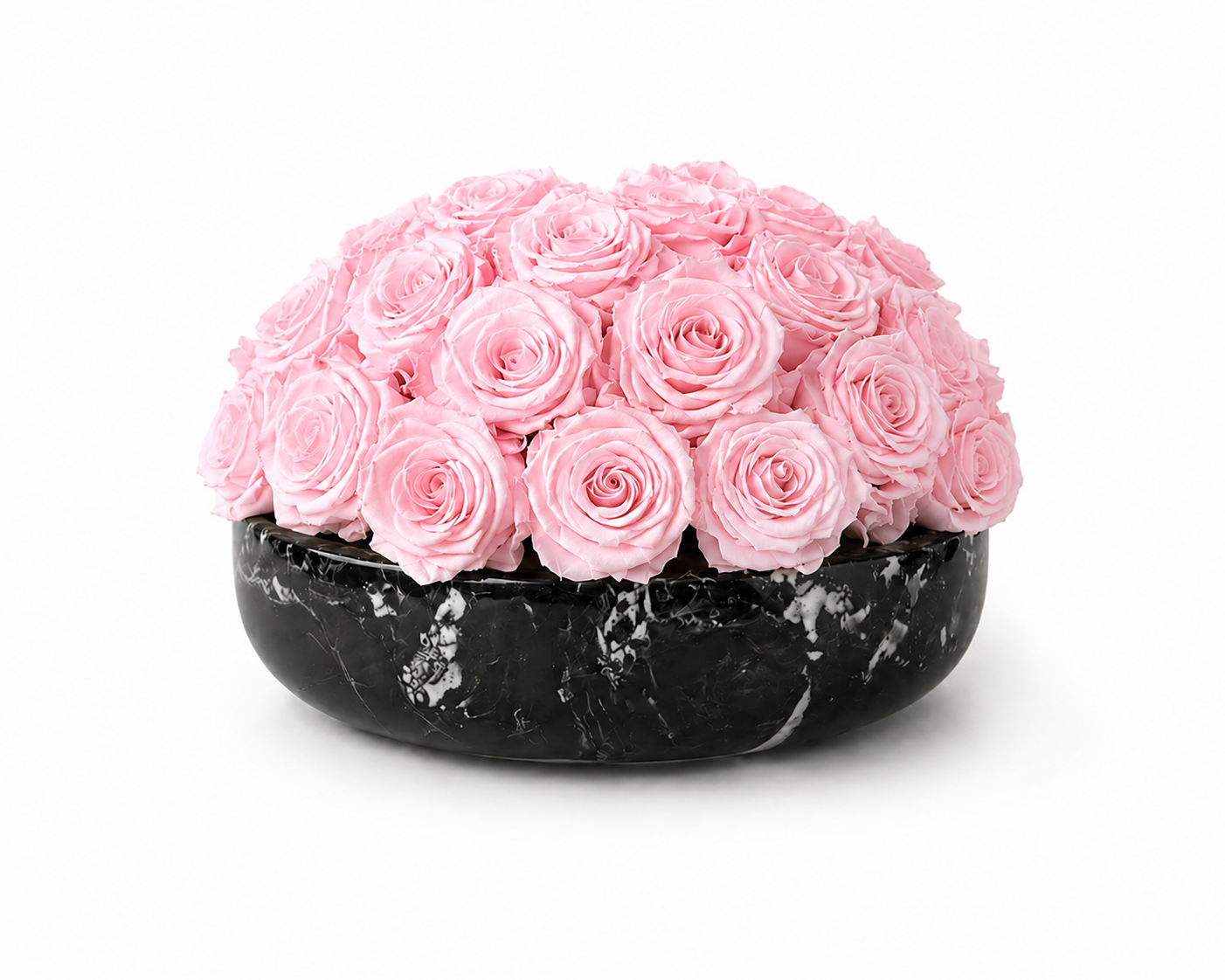 Noir Marble Arrangement Pink
